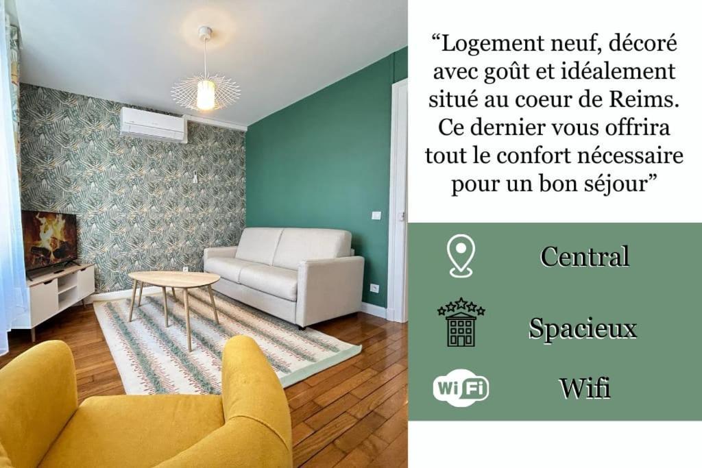 Forum Flower Spacieux T2 Au Coeur De La Ville Reims Eksteriør bilde